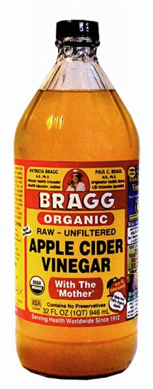 Apple Cider Vinegar Raw with Mother Bragg Cert.Organic (946ml)